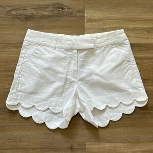 J CREW SCALLOPED SHORTS